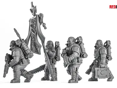 Special Forces - Command Squad of the Imperial Force 3D print model