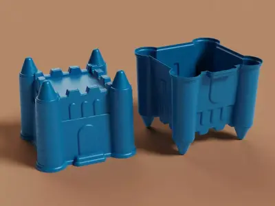 Sandcastle Mould 3D print model