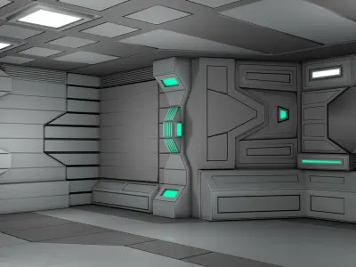 Sci Fi Room  3D model
