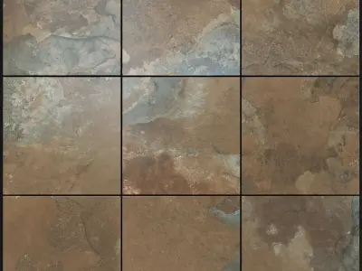 Yurtbay Seramik Kayah Oxide 300x300 Set 5 3D model