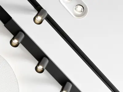 Astro Lighting Set 3D model