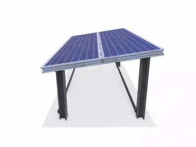 Solar Panel Low-poly PBR Low-poly 3D model