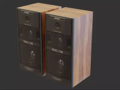 Speakers 50 AC106 VEGA 3D model