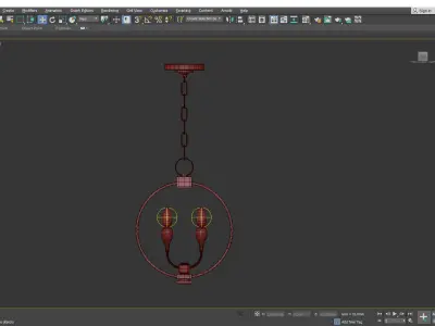 Dresden Pendant Light Low-poly 3D model