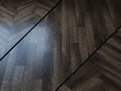 Quartz vinyl tile Alpine Floor Ultra ECO5 8 Rustic Oak 3D model
