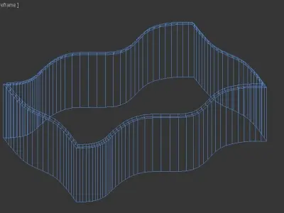 Curved Brick - Curved Cobble 3D model