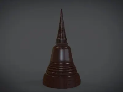 Pagoda tower 3D print model