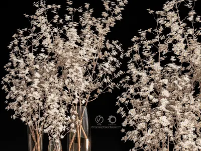 Collaction Plants Bouquet 11 3D model