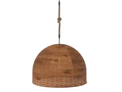 Bamboo Ceiling light 3D model purchase