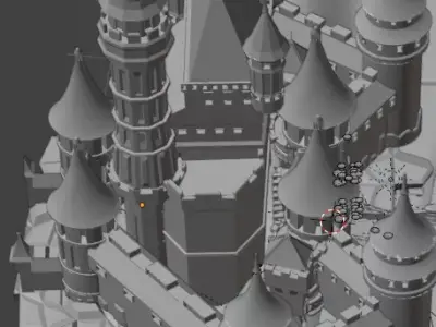 Ravenhold Low-poly 3D model