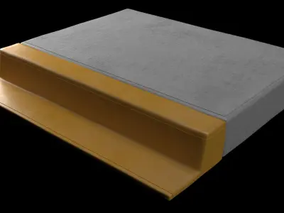 Side walk set PBR 3D model