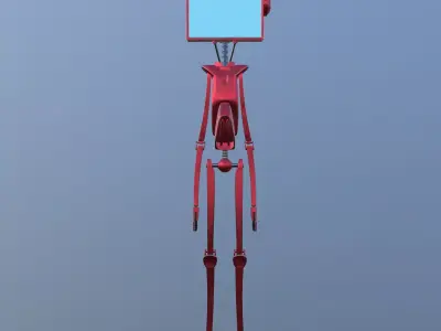 Robot TV 3D model