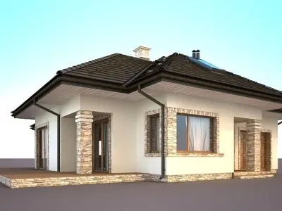 House model 3d dom3 3D model