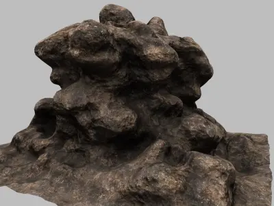 Rock Mount 3D model purchase
