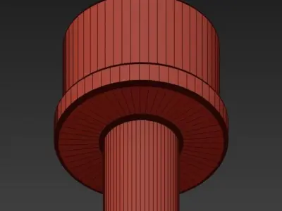 Industrial LOFT IRON PIPE Ceiling Pendant Lights 3D model