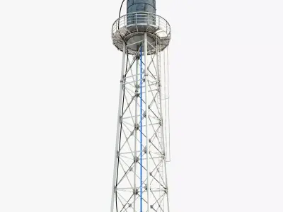 Tower Water Tank 3D model