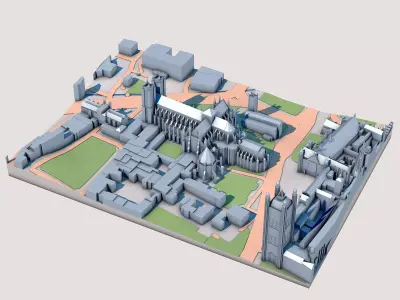 Westminster Abbey London United Kingdom 3D model