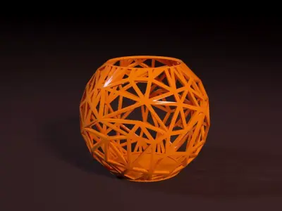 Beautiful vase decor 3D print model get