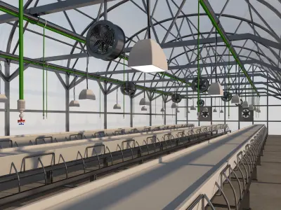 Greenhouse 3D model
