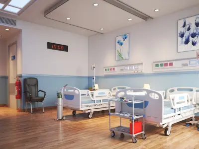  Hospital Room Interior 
