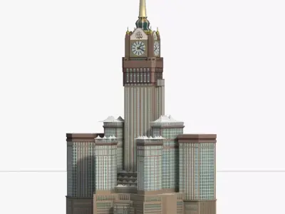 Abraj Al-Bait Towers 3D model