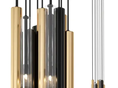 JANIS SUSPENSION LAMP by Laskasas 3D model