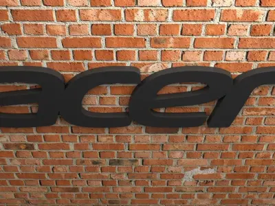 Acer logo 3D print model
