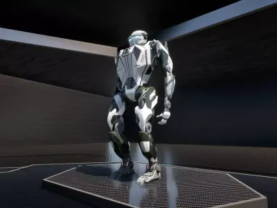 Human robot 3D model