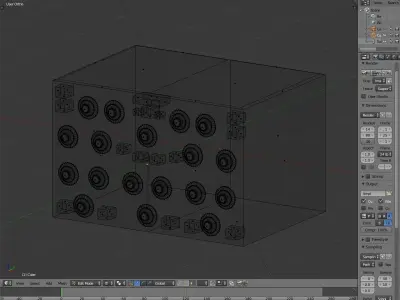 Computer Interface Module Sci Fi Prop Electronic Technology Low-poly 3D model