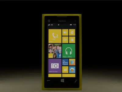 Nokia Lumia 1020 Low-poly 3D model