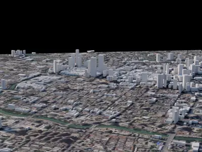 Chengdu - China 3D model