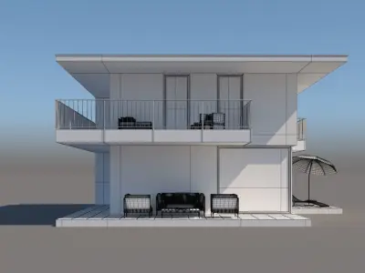 Generic Holiday Apartment 005 3D model