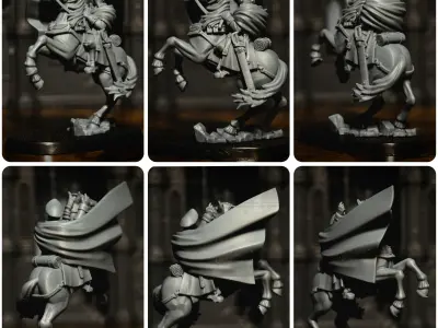 Universal Guard - Cavalry General 3D print model