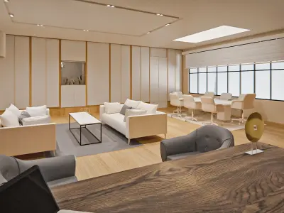 Entrance and Office Design 3D model