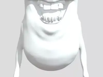 Slimer ghost 3D model