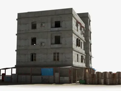 Slum x1 Low-poly 3D model purchase