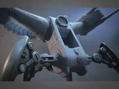 Black Series Scorpenek Droid - cut for smaller printers 3D model