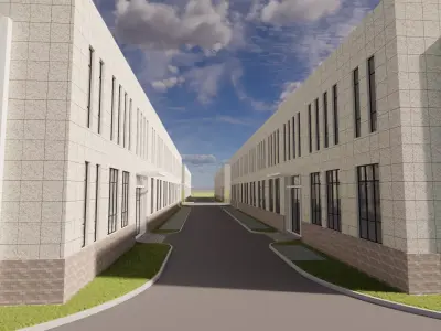 Industrial Scene -A36 3D model