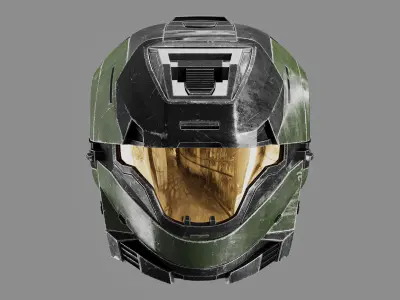 Halo Master Chief Helmet 3D model