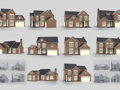 British House Design Collection 1-10 Pack T4