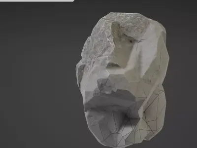 Stone Big - 2nd Low-poly 3D model