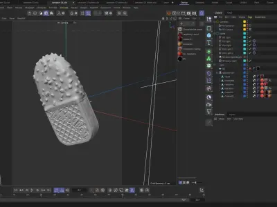 8 Ice cream sandwiches and a scene setup  3D model