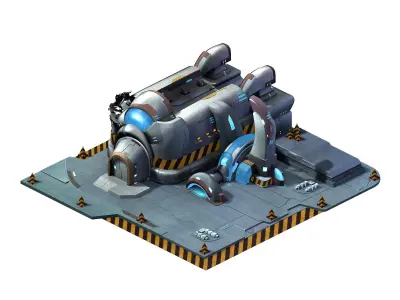 Heterogeneous - Building - Building 15 3D model