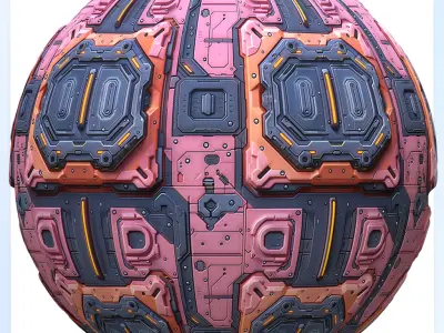 Sci-FI Seamless Texture Texture 2