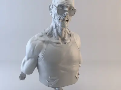 Cool Zombie 3D print model