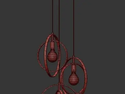 Hanglamp Blackpool 3 3D model