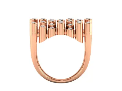   Women Ring Render 3dm STL MTL SLC JCD OBJ FBX Details 3D print model