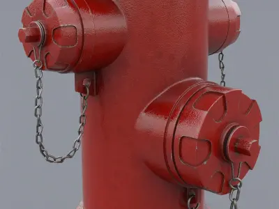 fire hydrant 3D model 39