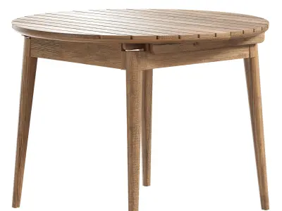 Tenay table Visby chair 3D model