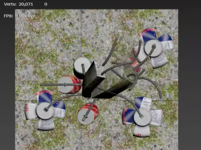 Urban Fossil - Industrial Post-Apocalyptic Tree Free 3D model